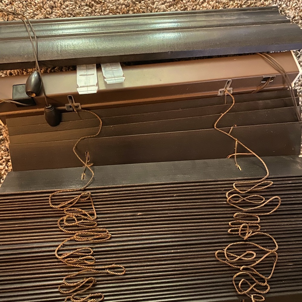 Bali wood blinds